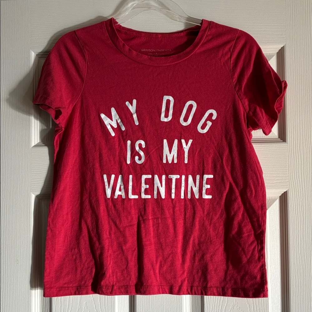 Grayson Threads Red Dog Valentine Tee